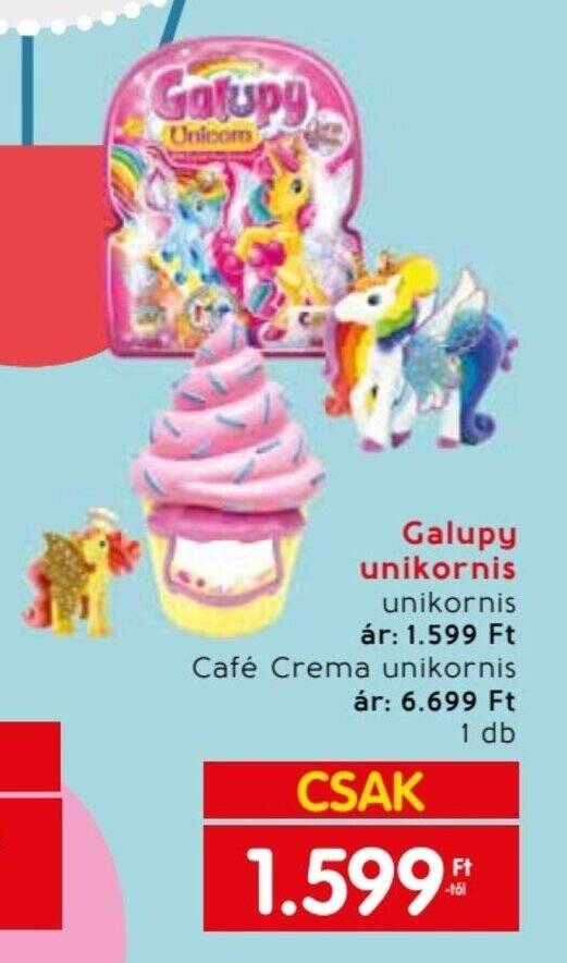 Spar Galupy unikornis 1 db ajánlat