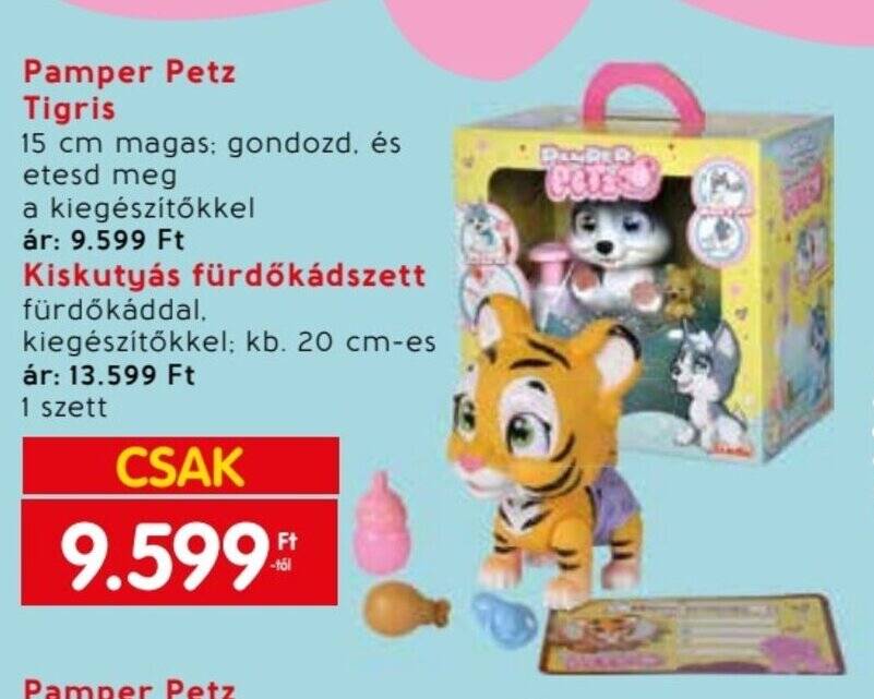 Spar Pamper Petz Tigris stb. 1 szett ajánlat