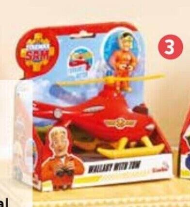 Spar Sam, a tűzoltó Wallaby helikopter figurával 1 db ajánlat