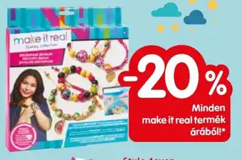 Minden make it real termék árából!