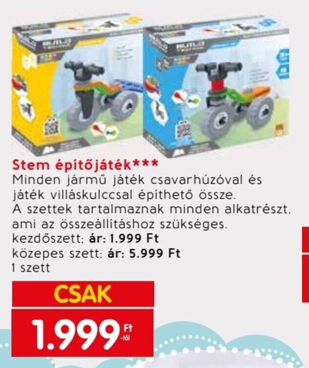 Spar Stem építőjáték 1 szett ajánlat