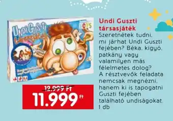 Spar Undi Guszti társasjáték ajánlat