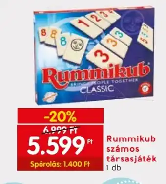Rummikub szamos társasjáték