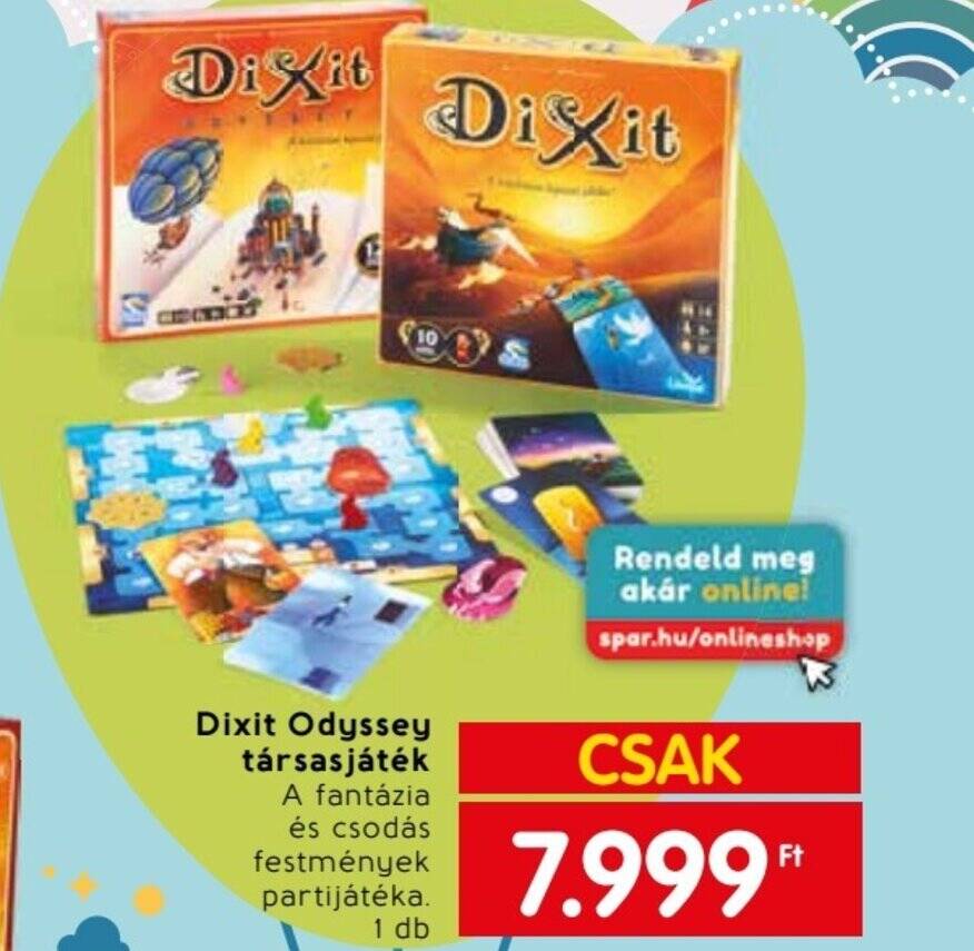 Spar Dixit Odyssey társasjáték ajánlat