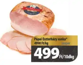 Coop Pápai Eszterházy sonka 10dkg ajánlat