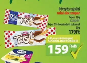 Coop Pöttyös tejsüti 28g ajánlat