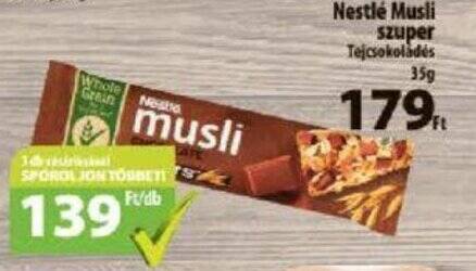 Coop Nestlé Musli szuper 35g ajánlat