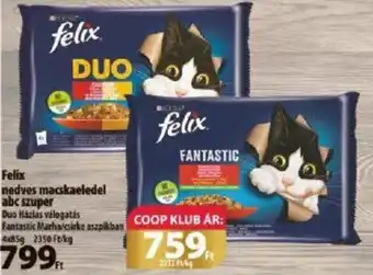 Felix nedves macskaeledel abc szuper 4x85g