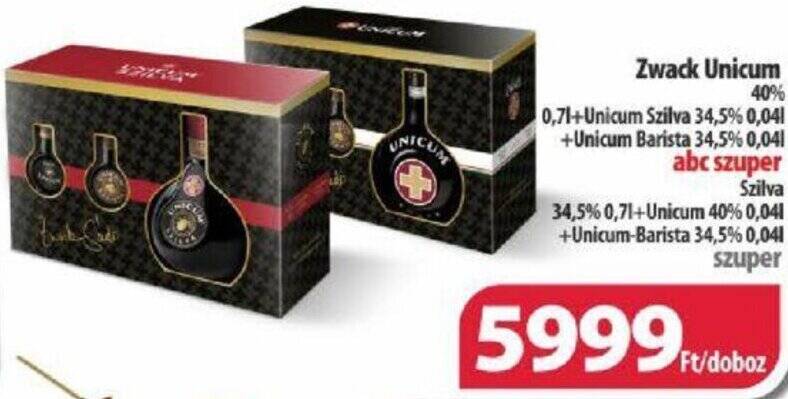 Coop Zwack Unicum 0,7l ajánlat