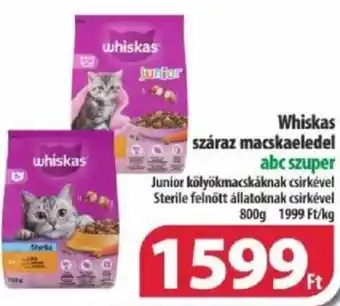 Coop Whiskas száraz macskaeledel 800g ajánlat