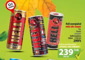 Coop Hell energiaital 250ml ajánlat