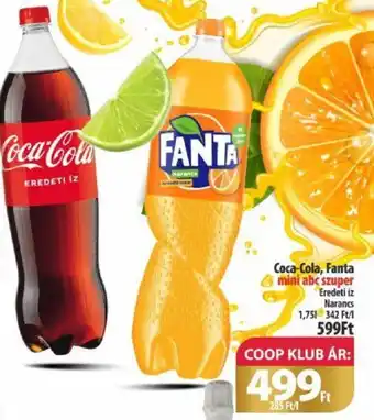 Coop Coca Cola Fanta 1,75l ajánlat