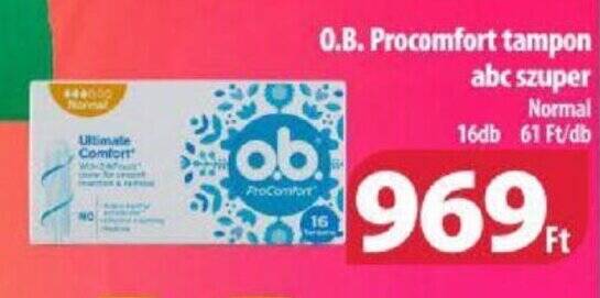 Coop O B Procomfort tampon ajánlat