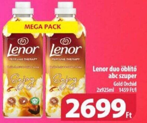 Coop Lenor duo öblítő abc szuper 2x925ml ajánlat