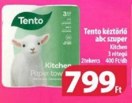 Coop Tento kéztörlő abc szuper ajánlat