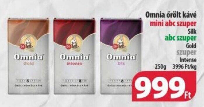 Coop Omnia őrölt kávé  250g ajánlat