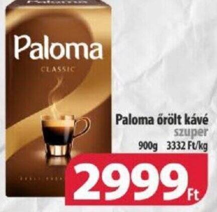 Coop Paloma őrölt kávé 900g ajánlat