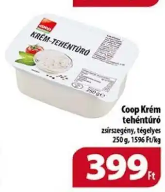 Coop Krém tehéntúró 250 g