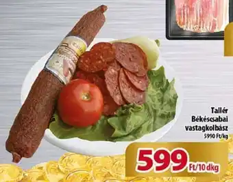 Coop Tallér Békéscsabai vastagkolbász 10 dkg ajánlat
