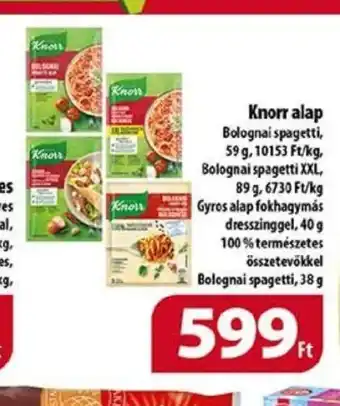 Coop Knorr alap 38 - 89 g ajánlat