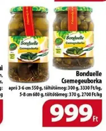 Coop Bonduelle Csemegeuborka 300 / 370 g ajánlat