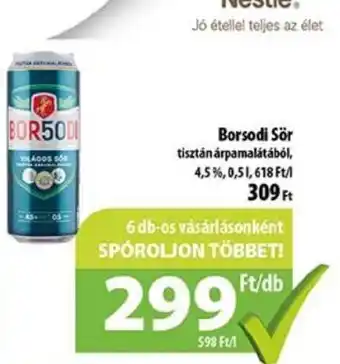 Coop Borsodi Sör 0,5l ajánlat
