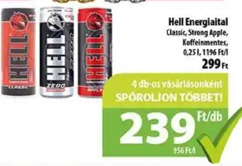 Coop Hell Energiaital 0,25l ajánlat