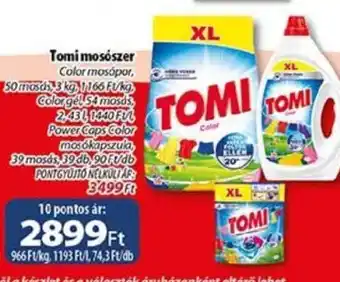 Coop Tomi mosószer ajánlat