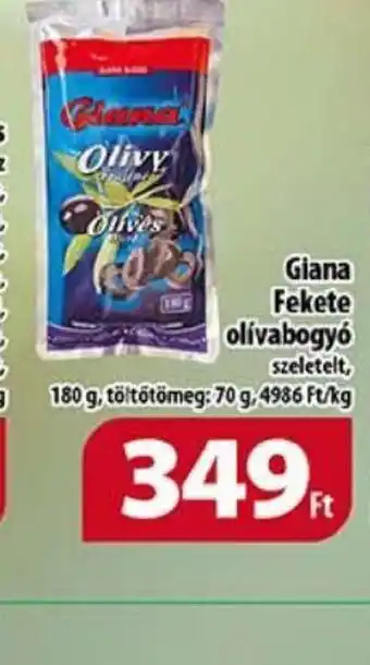 Giana Fekete olívabogyó 180g