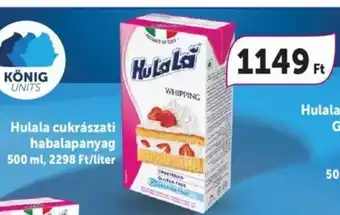 Coop Hulala cukrászati habalapanyag 500 ml ajánlat