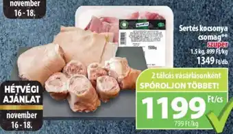Sertés kocsonya csomag 1,5 kg