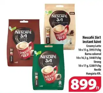 Coop Nescafé 3in1 instant kávé 10 x 15 / 10 x 17 g ajánlat
