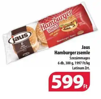 Coop Jaus Hamburger zsemle 6 db ajánlat