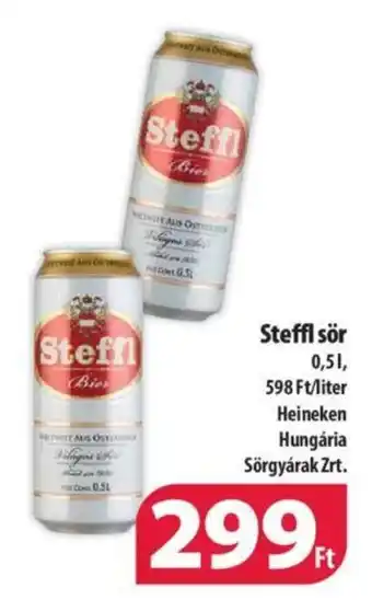 Coop Steffl sör 0,5 l ajánlat