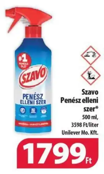 Coop Szavo Penész elleni szer 500 ml ajánlat