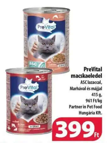 Coop PreVital macskaeledel 415 g ajánlat