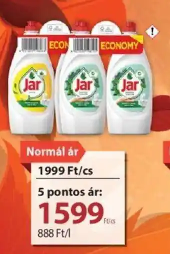 Coop Jar Citrom, Tea Tree & Mint mosogatószer 2 x 900 ml ajánlat