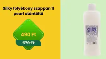 EcoFamily Silky folyékony szappan 1 l pearl utántöltő ajánlat