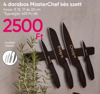 Pepco 4 darabos MasterChef kés szett ajánlat