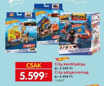 Interspar HotWheels City kezdőpálya stb. 1 szett ajánlat