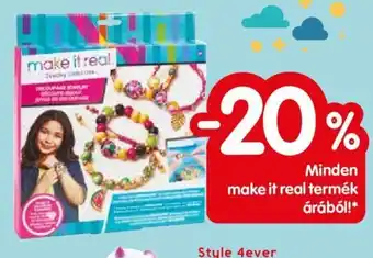 Minden make it real termék árából!