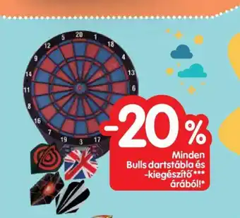 Interspar Minden Bulls dartstábla és kiegészítő árából ajánlat