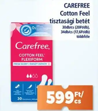 Goods Market CAREFREE Cotton Feel tisztasági betét ajánlat