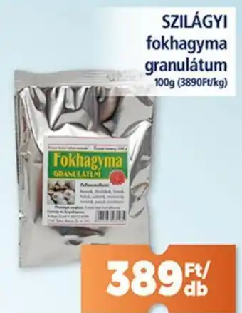 Goods Market SZILÁGYI fokhagyma granulátum 100g ajánlat