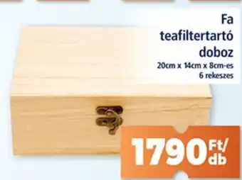Goods Market Fa teafiltertartó doboz ajánlat