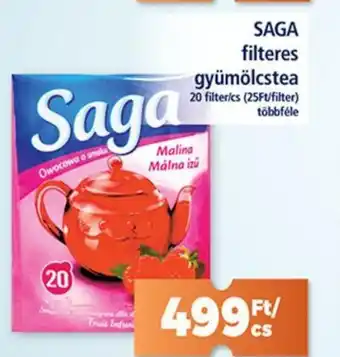 SAGA filteres gyümölcstea