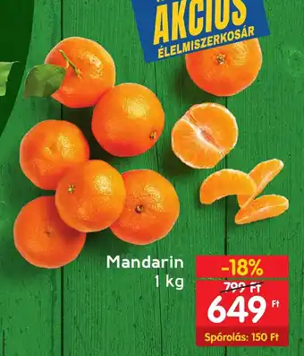 Spar Mandarin 1 kg ajánlat