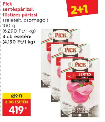 Spar Pick sertéspárizsi, füstízes párizsi 100 g ajánlat