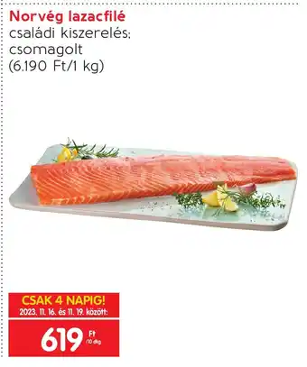 Spar Norvég lazacfilé 10 dkg ajánlat