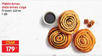 Spar Mákkrémes, diókrémes csiga 1 db ajánlat